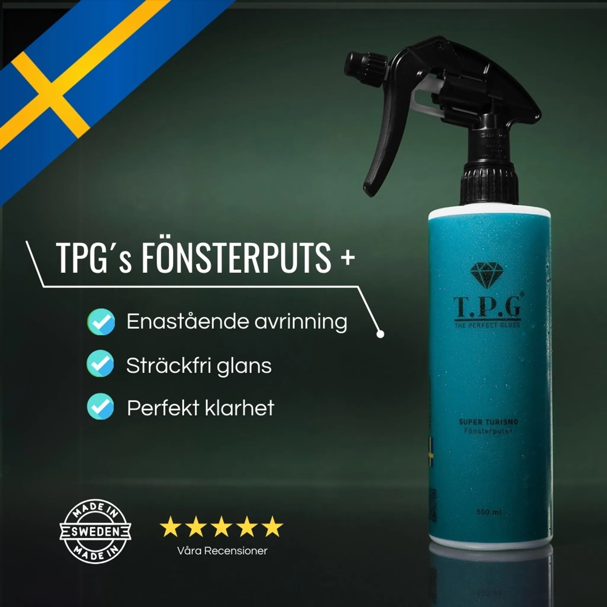 Super Turismo - Fönsterputs + med avrinning 500ml